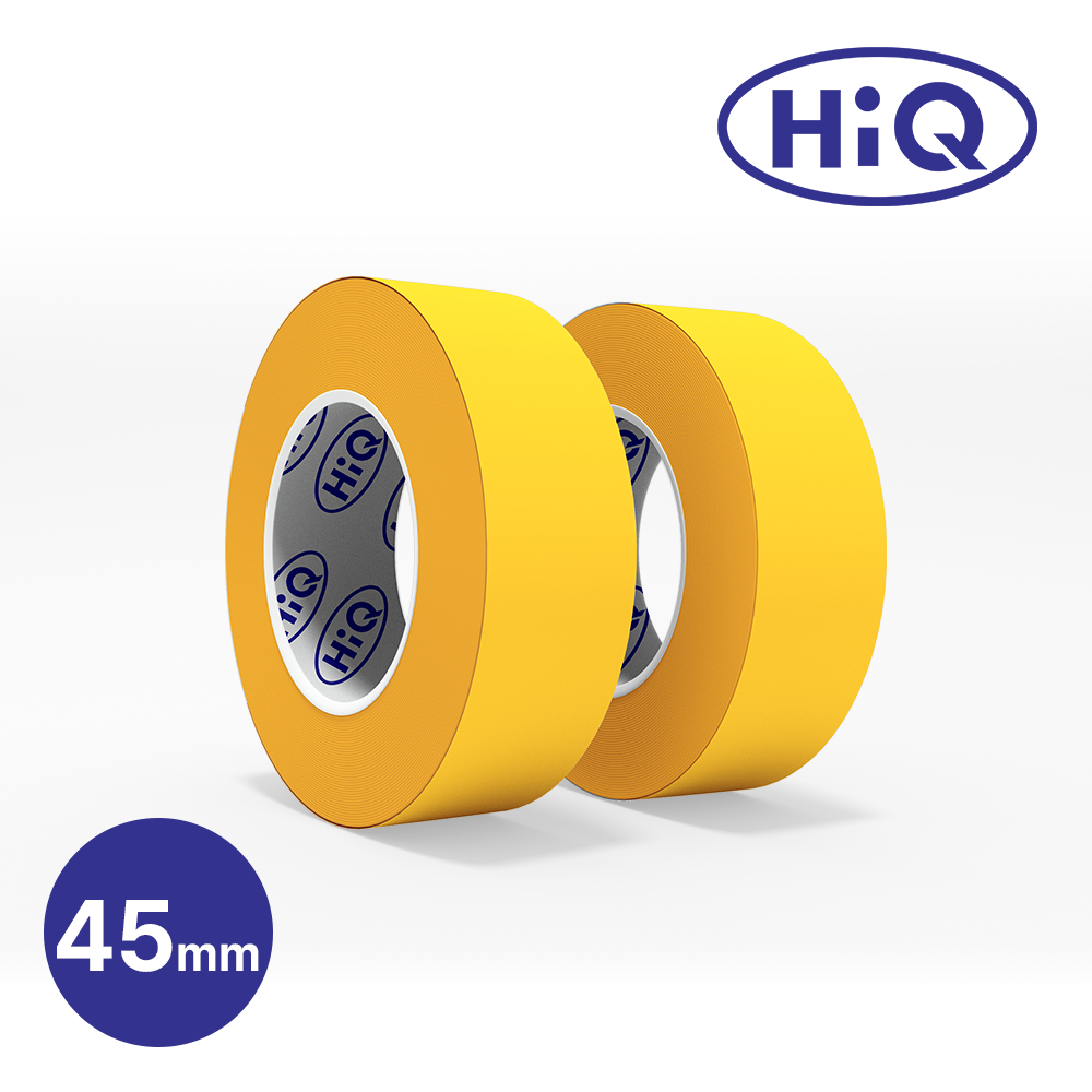 HIQ 노랑 마스킹 테이프 45mm,공업사스토어
