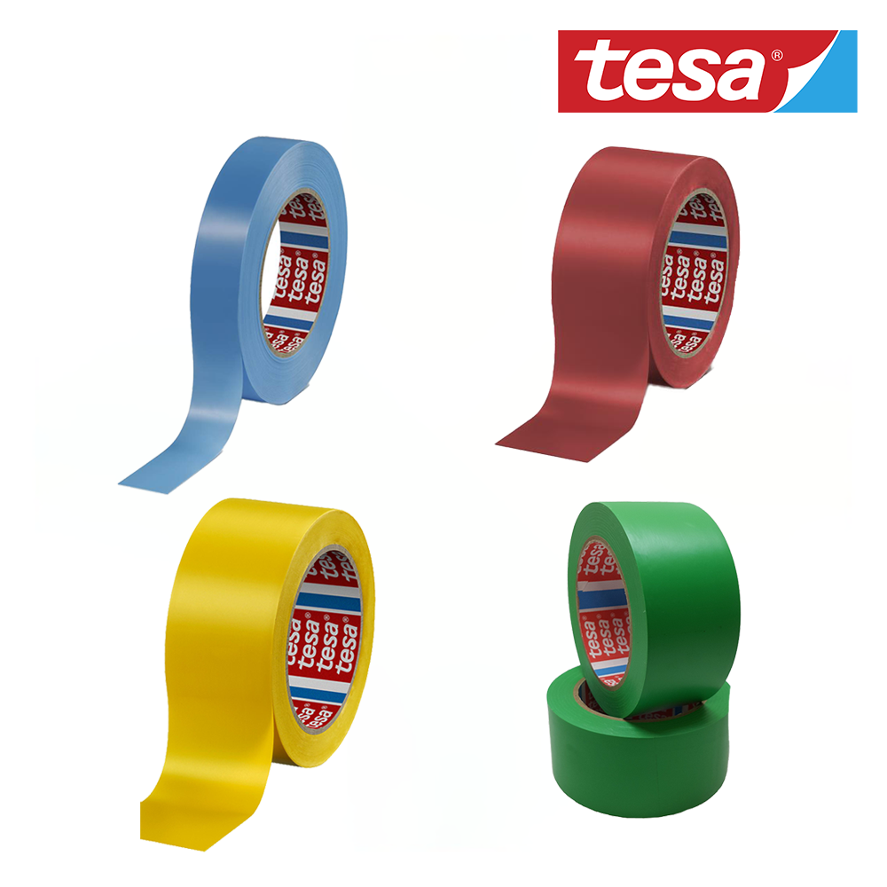 독일 테사TESA 비닐 플라스틱 PVC 파인라인테이프(3,4,5,6,7,8,9,10,12mm x 33m) 파랑,초록,노랑,공업사스토어
